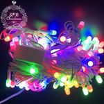 product_image_name-Christmas Lights-عشرة متر سلسلة ليد  أضواء عيد الميلاد الزفاف الديكور متغير متعدد الالوان اقتصادي جدا و مضاض للماء-1