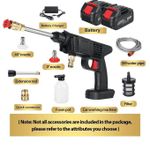 product_image_name-Generic-Pistolet de lavage de voiture électrique sans fil Pulvérisateur haute pression 2 batterie 48V-1