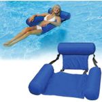 product_image_name-Generic-Chaise flottante gonflable pour adultes, fauteuils de piscine pliants avec dossier - Accessoire d'été pour soirées piscine et baignade-6