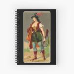Highwayman - Remastered Vintage Artwork from 1887 Spiral Notebook Bloc note