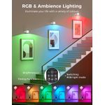 Generic Lampe LED Murale Tactile – Éclairage Réglable avec Télécommande et Batterie ,2PCS - image 2