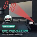 product_image_name-Generic-Horloge Murale à Projection 180° – Noir Élégant-3