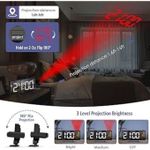 product_image_name-Generic-Horloge Murale à Projection 180° – Noir Élégant-4