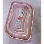 product_image_name-Generic-Boîte de rangement rectangulaire en plastique jaune beige-2