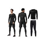 product_image_name-Generic-طقم رياضي رجالي أسود مضبط للحرارة-2