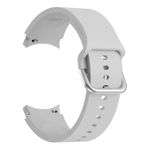 product_image_name-Generic-20mm Silicone strap with buckle for Galaxy Watch 6 40/44mm / Watch 6 Classic 43/47mm - Grey-1