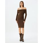 Koton Robe crayon - Brun - image 3