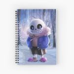 Undertale Sans  Spiral Notebook Bloc note
