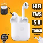 product_image_name-WiWU-Écouteurs sans Fil Bluetooth Stereo TWS avec Micro et Coque de protection HIFI, iPhone+Sticker-1