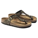 Birkenstock sandale Gizeh Micro Fibre Shiny Python Black - image 2