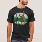 product_image_name-Generic-T-shirt Abe Lincoln Sasquatch Hunter Bigfoot Logo Men Shor-1