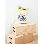 product_image_name-Generic-حقيبة يد قطن كلاسيكية باللون الأزرق-3