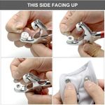 product_image_name-Generic-100 pcs boutons-pression avec pinces, bouton pression metal, boutons métalliques sans couture pour Porte-Feuille Sac à Main Vêtements Artisanat de Couture Fournitures de Bricolage-3