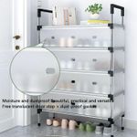 product_image_name-Generic-Organisateur de chaussures métallique ajustable 66x29x60 cm avec rangement compact pour entrée - Parfait pour appartements et couloirs-6