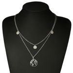 product_image_name-Generic-Collier Double Couche Carte Du Monde-1