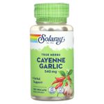 product_image_name-Solaray-rue Herbs, Ail de Cayenne, 540 mg, 100 capsules végétariennes-1