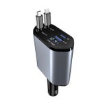 product_image_name-Generic-Chargeur de voiture rétractable, 100W avec double câbles de charge rétractables de type C et 2 ports USB, chargeur de téléphone de voiture rapide 4-en-1 avec affichage de tension pour iPhone 15/14/13/12, pour iPad-3