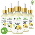 LY BIO LYBIO PACK HUILE CITRON 50ML - PIPETTE LOT DE 5 bouteilles