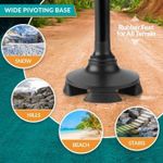 product_image_name-Generic-عصا المشي الطبية Trusty Cane القابلة للطي، عصا المشي القابلة للطي + ضوء LED (4 رؤوس محورية)-4