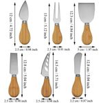 product_image_name-Generic- Ensemble d’Outils à Fromage Manche en Bois & Inox de 6 Pièces -6