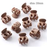 Petites pinces à cheveux à griffes pour cheveux fins, 10 Pièces