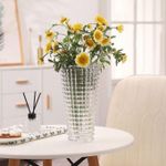product_image_name-Generic-Vase Transparent Relief Géométrique – Élégance M&M Table-7