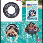product_image_name-Generic-عوامة سباحة قابلة للنفخ بعجلة سوداء للأطفال مقاس 91 سم-2
