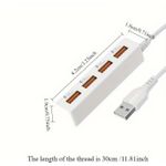 product_image_name-Generic-Station de charge portable 4/8 ports avec hub USB & Type-C – Organisateur de bureau léger et universel-3