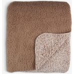 product_image_name-Generic-Plaid Polaire Doux 200x220cm Sable Foncé Toucher Velours Cha-4