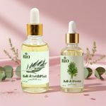 Bio Duo Huile eucalyptus 50 ml + Huile armoise 30 ml usage peau cheveux
