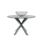 Kitea Table De Coin Heaven Verre Transparent Argent