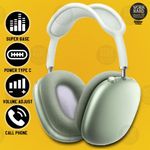 Generic Casque HIFI Stéréo Sound Bluetooth avec micro pour appels  Musique,noir+Sticker à prix pas cher