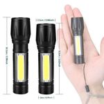 product_image_name-Generic-PACK 2 Lampes Torch de poche LED Zoomable rechargeable portable 3 Modes d'éclairage-3