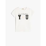 Koton T-shirt  Pour Fille  - Blanc