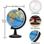 product_image_name-Generic-Mini Globe Terrestre Éducatif 10,6 cm, Carte du Monde Interactive pour Enfants et Adultes-6