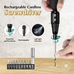 product_image_name-Generic-Tournevis électrique avec accessoires , mini visseuse sans fil rechargeable-مفك كهربائي لاسلكي قابل للشحن مع مصباح-1