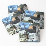 product_image_name-Generic-4 Dessous de Verre Monde magique d'hiver sous tasse unique -1