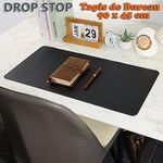 product_image_name-Drop Stop-حصيرة للكمبيوتر المحمول، سطح المكتب للمكتب والمنزل، جلد صناعي (أسود) 90 × 45 سم-1