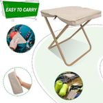 product_image_name-Generic-Tabouret de Camping Pliante, Léger et Résistant – Avec Sac de Rangement Pratique, Beige-2