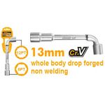 Ingco Clé à douille coudée en L 13mm