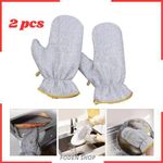 product_image_name-Generic-Gants de Nettoyage Gris en Fil d’Acier – Lot de 2-1