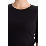 product_image_name-Defacto-تي شيرت ضيق مضلع برقبة دائرية وأكمام قصيرة-4