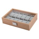 product_image_name-Generic-En Bois Acacia est ideal rangement - Boite à montre en bois 12 Montres & Bijoux-2
