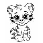 product_image_name-Generic-Adorable Baby Animals Coloring book avec spiral livre de coloriage pour enfants-6