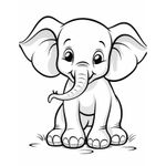 product_image_name-Generic-Adorable Baby Animals Coloring book avec spiral livre de coloriage pour enfants-8