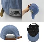 product_image_name-Generic-قبعات البيسبول القطن للجنسين مشبك من الجلد قبعة قابلة للتعديل-3