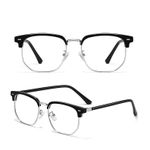 product_image_name-Generic-Lunettes anti-lumière bleue Tendance Rectangulaire Noir Pour Hommes-2