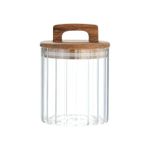 product_image_name-Generic-Bocal en Verre avec Couvercle en Bois - Design Élégant-3