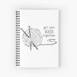 get your knit together Spiral Notebook Bloc note