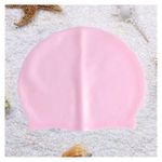 product_image_name-Generic-Bonnet de natation en silicone pour femmes & filles, chapeau de piscine étanche-3